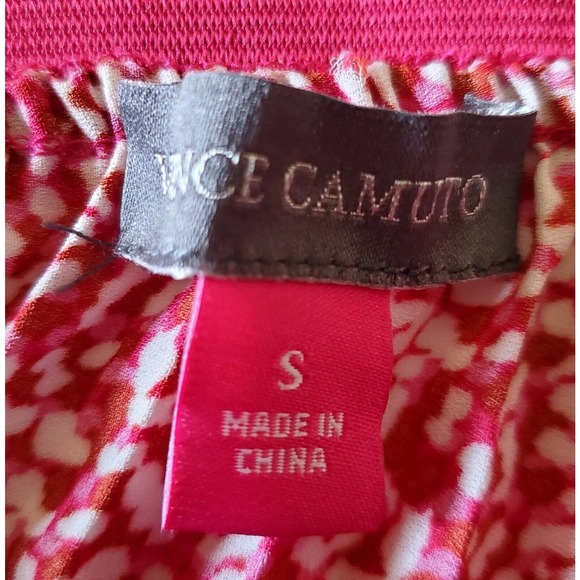 Vince Camuto Red Pleated Mini Skirt - Picture 3 of 6